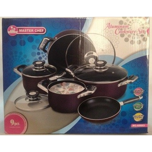 Master Chef NonStick Aluminum Cookware Set